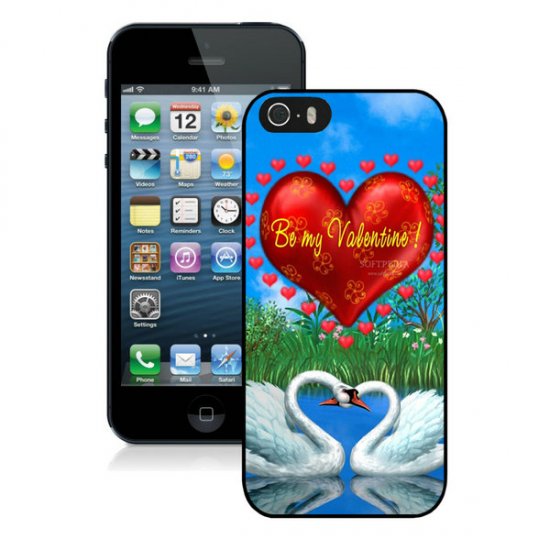 Valentine Swan iPhone 5 5S Cases CDY - Click Image to Close